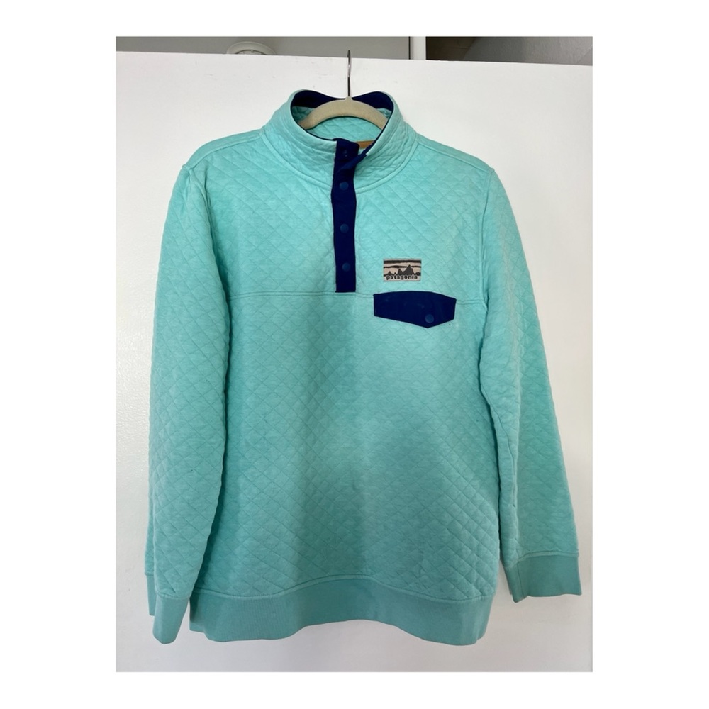 Patagonia women’s cotton quilt snap-t pullover sweatshirt